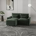 Dranite Modern Sofa Couch for Living Room,Bedroom,Office,Apartment,Green