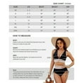 Women High Waisted Bikini Sets Tummy Control Swimsuits Color Block 2 Piece Drawstring Bathing Suit