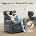 Bestier Power Lift Recliner Chair for Elderly Small Recliners for Living Room with Side Pocket,Dark Grey