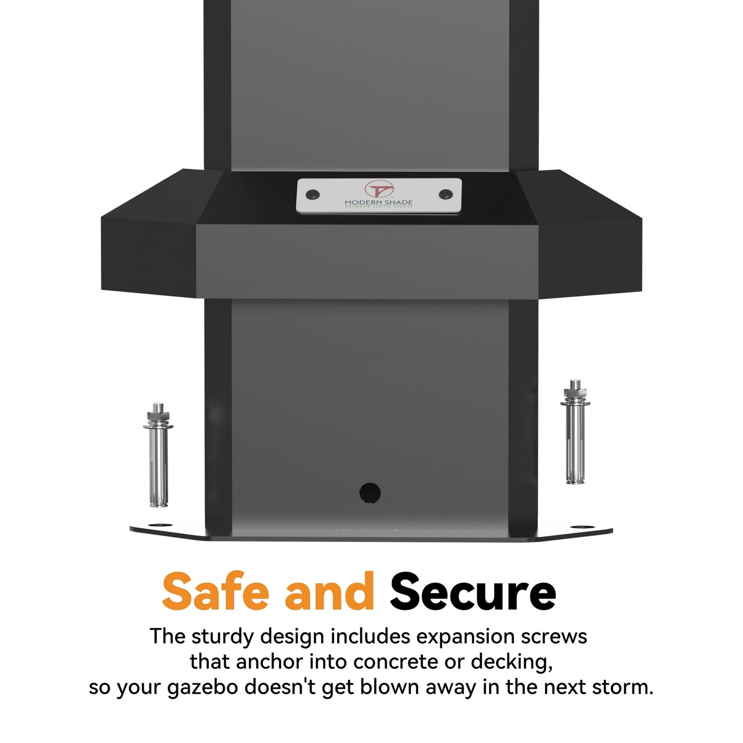 Modern Shade 6’ x 8’ Aluminum Grill Gazebo, Equipped with Shelves, Ceiling Hook, and Galvanized Steel Roof for Enhanced Patio, Lawn, or Backyard Deck BBQ Experience