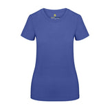 M&M SCRUBS Women's Short Sleeve Round-Neck T-Shirt Under Scrub (Ceil Blue, XX-Large)