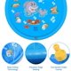Splash Pad, 68‘’ Outside Sprinkler Play Mat for Kids, Extra Large Party Infant Wading Pool Fun Summer Outdoor Water Toys for 2-12 Years Old Baby and Toddler Girls and Boys