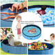 Intera Foldable Hard Plastic Extra Large Dog Pet Bath Swimming Pool Collapsible Dog Pet Pools Bathing Tub Paddling Pool for Large Pets Dogs Cats, Black/Blue/Gray/Red, XXL/XL/L/M