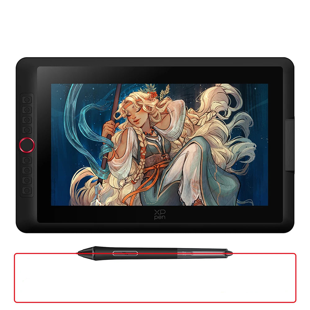 16K Pressure Sensitivity Artist Pen Display 15.6 Pro V2 Drawing Tablet | Advanced Digital Art & Design Monitor