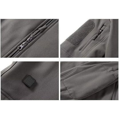 Jackets for Men Fleece Military Tactical Work Winter Waterproof Windbreaker Light Jacket Hiking Hunting Hoodie Coats