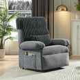 Bestier Power Lift Recliner Chair for Elderly Small Recliners for Living Room with Side Pocket,Dark Grey