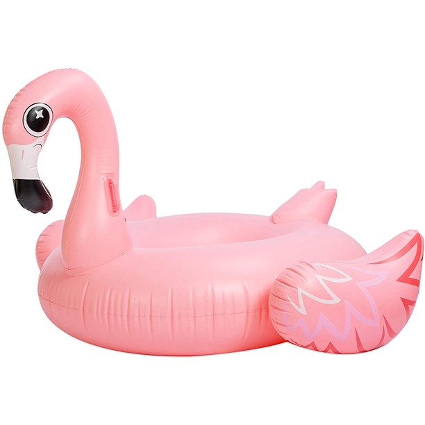 Intera Giant Inflatable Luxurious Flamingo Pool Float, Fun Beach Floaties, Swim Party Toys, Pool Island, Summer Pool Raft Lounge for Adults & Kids