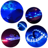 Malai Waterproof LED Navigation Lights for Boats (Blue & White) | Blue/White