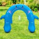Water Slide Slip for Kids and Adults with Inflatable Arch Sprinkler 16 Ft Backyard Lawn Water Slide Giant Racing Lanes Summer Beach Garden Water Crash Fun Toy