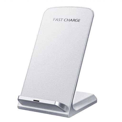 UrbanX Q-740 Wireless Charger Stand, Qi-Certified for Google Pixel 6 Pro, 10W Fast-Charging (No AC Adapter) - White