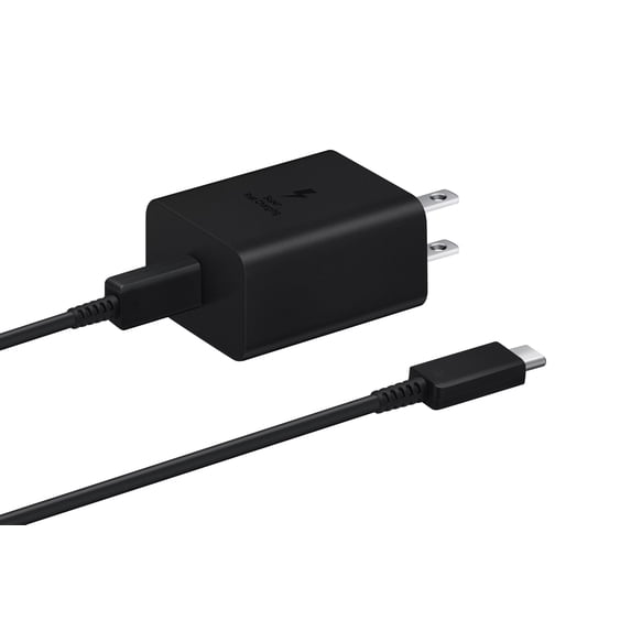 45W USB-C Super Fast Wall Charger with 5A Cable — for Samsung Galaxy S23, S22 Ultra, Tab & More