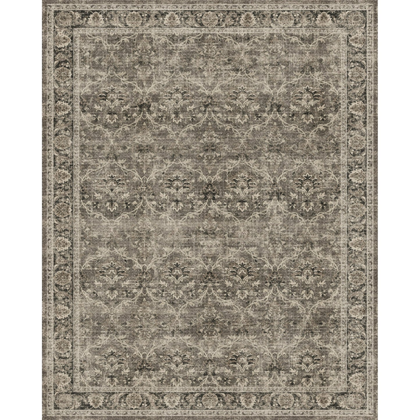 WIPONKEN 8x10 Area Rugs for Living Room Bedroom Dining Room Office Farmhouse, Machine Washable Non Slip Vintange Persia Rug