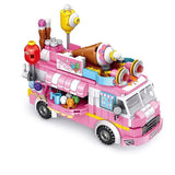 Autumn Building Sets Ice Cream Truck, Different Models Construction, Educational Toy