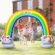 Intera Rainbow Sprinkler for Kids - 7.3 x 6.1 Ft Inflatable Water Sprinklers Toys for Summer Outdoor Backyard Yard Lawn - Fun Kids Sprinkler Water Toys Games for Toddlers Boys Girls Adults