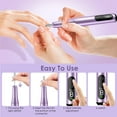 Cordless Electric Nail Drill, Portable Electric File Nail Drill Kit with Drill Bits Set and Rechargeable for Acrylic Nail Drill Manicure Pedicure Polishing