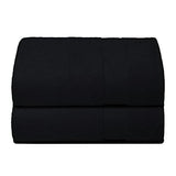 BELIZZI HOME Premium Cotton Oversized 2 Pack Bath Sheet 35x70 - 100% Pure Cotton - Ideal for Everyday use - Ultra Soft & Highly Absorbent - Machine Washable - Black