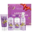 Vital Luxury Bath & Body Set,Lavender Scent for Unisex,with Body Lotion,Mist,Gel and Hand Cream