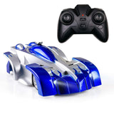 Remote Control Car Stunt Vehicle with Led Lights Kids Toys Gifts for 4 5 6 7 8 9 10 Years Old Boys Blue