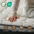 Dranite 12" Full, Gel Infused Memory Foam and Pocket Spring Hybrid Mattress in a Box, Adult