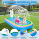 Intera Unicorn Sprinkler Pools for Kids, Splash Pad Inflatable Kiddie Pool for Outside, Splash Mat Baby Paddling Pool for Backyard, Water Sprinkler Toys Games for Summer Outdoor Toddlers Play - 68"