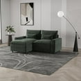 Dranite Modern Sofa Couch for Living Room,Bedroom,Office,Apartment,Green