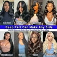 26 Inch Body Wave Lace Front Wigs Human Hair 200% Density Frontal Wigs Human Hair Wigs for Women 13x4 HD Lace Front Wigs Human Hair Pre Plucked with Baby Hair