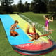 Slip and Slide Water Slide for Kids Adults, Garden Backyard Giant Racing Lanes and Splash Pool, Outdoor 16FT Water Slides with Crash Pad Outdoor Water Toys, Summer Outdoor Water Toys Waterslide
