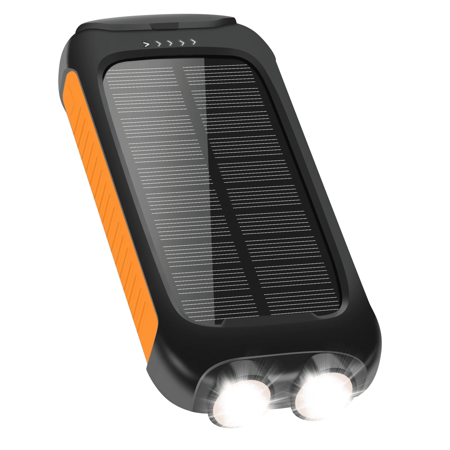 SOLPOWBEN 38800mAh Solar Power Bank Compatible for Iphone/Android 12W Portable Charger Power Bank with 2 SOS Flashlight Battery Pack for Outdoor Camping Hiking(Orange)