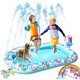 Unicorn Splash Pad & Outdoor Water Sprinkler, Children's Inflatable Kiddie Pool, Water Play Toys for Babies Toddlers Kids Boys Girls 1 2 3 4 5 6 7 8 Year Old, for Birthdays