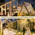 Fairy String Lights 100LED 33ft USB-Powered Waterproof Outdoor/Indoor, 8 Modes Warm White LED Fairy Lights for Bedroom, Wedding, Garden, Party Decor