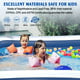 Inflatable Swimming Pools, Family Full-Sized Inflatable Pools, 118" x 72" x 22" Blow Up Kiddie Pool for Kids, Adults, Babies, Toddlers, Outdoor, Garden, Backyard