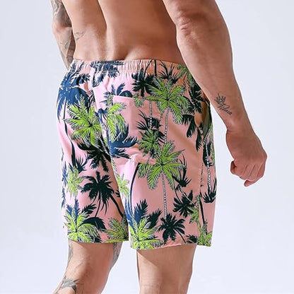 Men's Swim Trunks Quick Dry Bathing Suit Swimming Board Shorts Beach Swimwear