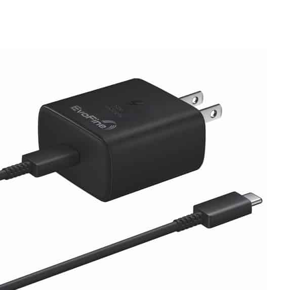 45W USB-C Super Fast Wall Charger with 5A Cable — for Samsung Galaxy S23, S22 Ultra, Tab & More