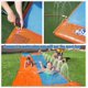 Intera Slip and Slide for Kids Adults Garden Backyard Double Racer Waterslide with Splash Sprinkler ,Summer Water Slides Toys for Outdoor