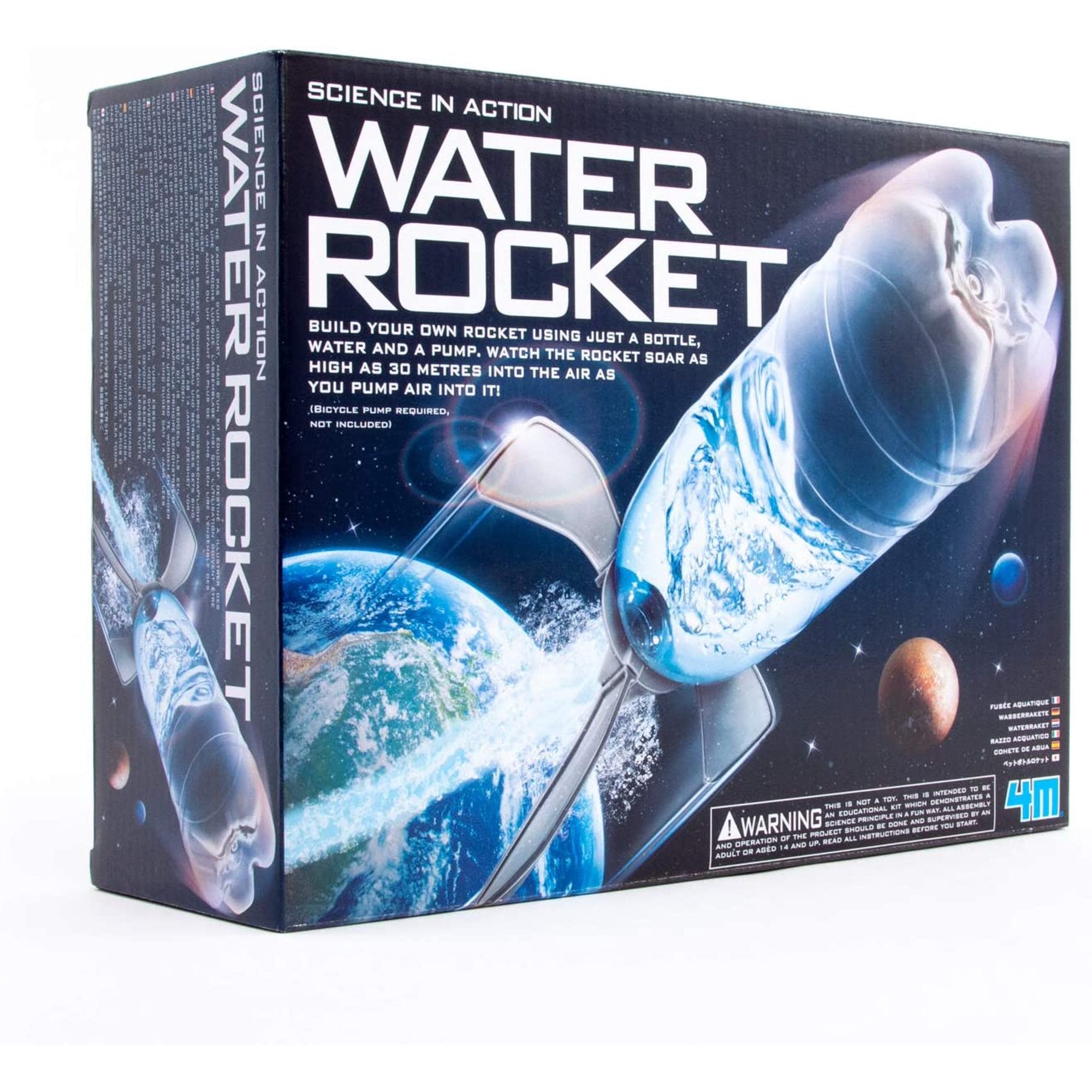 Terra Water Rocket Kit, DIY Science Space Stem Toys, For Boys & Girls Ages 8+
