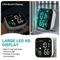 IESWKP Blood Pressure Monitor, Wrist Blood Pressure Monitor with Large LED Display Automatic Voice Broadcast BP Monitor for Home Use, 2 Users 180 Recordings