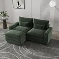 Dranite Modern Sofa Couch for Living Room,Bedroom,Office,Apartment,Green