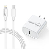 iPhone 14 Charger- 20W iPhone Wall Charger Fast Charging [MFi-Certified] with USB-C Blocks and 3Ft iPhone Charger Cords Compatible with iPhone 14/13/12/11, iPad & More
