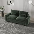 CAFORKP Modern Sofa Couch for Living Room,Bedroom,Office,Apartment,Green