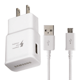 Adaptive Fast Wall Adapter Micro USB Charger for Samsung Metro 360 Bundled with UrbanX Micro USB Cable Cord 4ft Super Fast Charging Kit - White