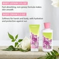 Vital Luxury Bath & Body Kit 4 Pcs,Pea Flower Scent Home Spa Set for Adult,with Hand Cream,Body Lotion,Shower Gel and Mist