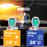 UrbanX Car Windshield Sun Shade for Honda Civic | Durable 240T Material Car Sun Visor for UV Rays, Sun Heat Protection | Car Interior Accessories for Sun Heat | Medium Plus (64 inches x 34 inches)