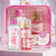 BBlove Bath and Body Care Set,Japanese Cherry Blossom Scents,Bath&Body 2 Set,with Body Lotion,Mist