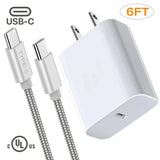 Type-C Adaptive Fast Charger Set For New Samsung Galaxy Note 10, including 6ft Type-C to Type-C Cable + Adaptive Wall Charger 18wTechnolo Newgy