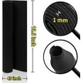 1mm Black Eva Foam,Premium Halloween Cosplay EVA Foam Sheet, 1mm to 12mm,49"x13.5",for Cosplay Crafts DIY Projects