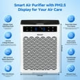 PRASKY Air Purifier for Home Large Room up to 2250 Sq ft, Remove Smoke Dust Allergies