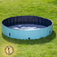 Elizabeth 63" Dog Kid Swimming Pool - Foldable Pet Kiddie Bathtub Pool Hard Plastic for Dogs Cats and Kids Blue