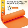 Orange 6mm Eva Foam Sheets, Halloween Crafts Foam, 49"x13.9" Eva Foam Roll High Density 86kg/m3 for Cosplay Supplies, DIY, Cards Making,School