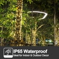 33ft (10m) USB Christmas Lights with Remote Control - 100 LED Warm White String Lights, 8 Lighting Modes, Waterproof for Indoor Outdoor Holiday Decor, Tree, Party, Wedding