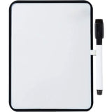Cherry Highly Durable Black Framed Dry Erase Whiteboard with Dry Erase Marker and Built-in Eraser for Home, Office, School Use | 1 Pack